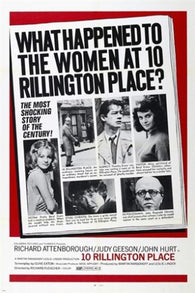 10 RILLINGTON PLACE 1971 MOVIE POSTER richard attenborough john hurt 24X36
