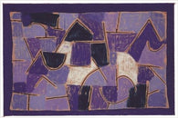 1937 paul klee BLUE NIGHT vintage painting ART POSTER purple cubism 24X36