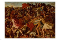 the victory of joshua over the amalekites N. POUSSIN 24X36 FINE ART POSTER