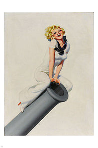 1935 PAINTED PIN-UP by Enoch Bolles Film Fun Magazine POSTER 24X36 SEXY hot