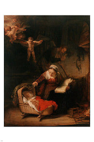 Harmensz Van Rijn Rembrandt THE HOLY FAMILY FINE ART POSTER 24X36 Classic