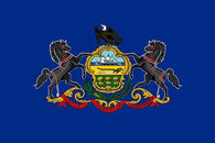 PENNSYLVANIA official state flag POSTER historic symbolic collectors 24X35