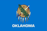 OKLAHOMA official state flag INDIAN SYMBOLIC collectors historical 24X36 HOT
