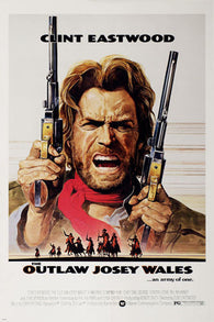 the Outlaw Josey Wales Western Movie Poster 24X36