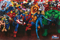 Marvel Heroes Collage Premium Art 24x36 Poster