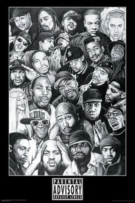 Rap Gods Collage 24x36 Poster