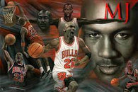 Chicago Bulls Michael Jordan Collage 24x36 Poster