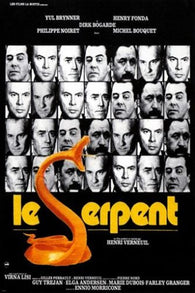 le serpent VINTAGE MOVIE POSTER henry fonda YUL BRYNNER international 24X36