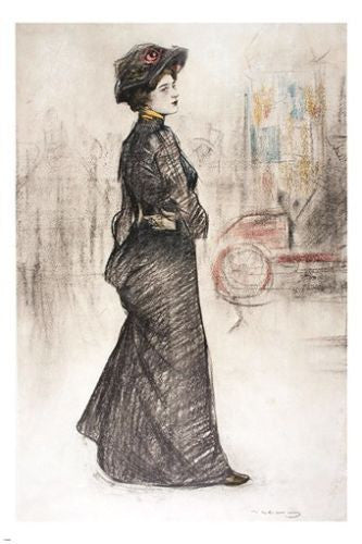 PEL & PLOMA ramon casas 1903 VINTAGE ART POSTER 24X36 spanish refined 24X36
