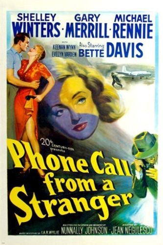 BETTE DAVIS shelly winters PHONE CALL FROM A STRANGER movie poster 24X36 HOT
