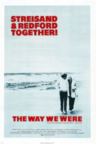 barbara streisand robert redford THE WAY WE WERE vintage MOVIE POSTER 24X36