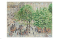 Place du Theatre-Francais Spring FINE ART POSTER 24X36 Camille Pissaro