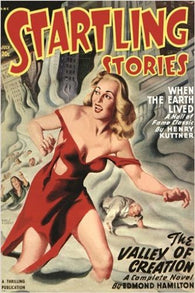 STARTLING STORIES when the earth lived COMIC BOOK COVER VINTAGE POSTER 24X36