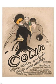 LEONETTO CAPPIELLO'S COLIN vintage ad poster OBJECTS OF modern art 24X36