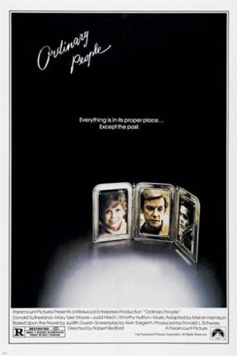 classic movie poster ORDINARY PEOPLE robert REDFORD mary tyler MOORE 24X36