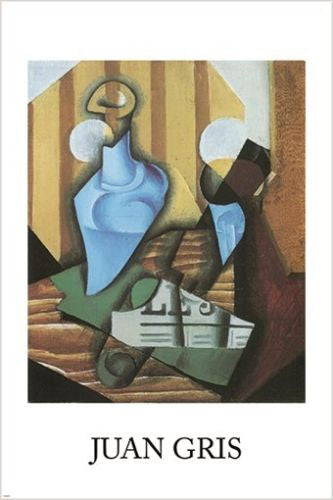 JUAN GRIS still life in front of an open window CLASSIC ART POSTER 24X36