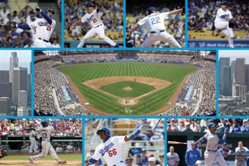 L.A. Dodgers baseball POSTER 24x36 Gonzales Greinke RAMIREZ KERSHAW Crawford