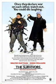 1983 robin WILLIAMS walter MATTHAU THE SURVIVORS movie poster COMEDY 24X36