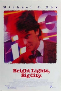 michael j. fox BRIGHT LIGHTS BIG CITY classic movie poster 1988 DRAMA 24X36