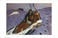 VALENTIN SEROV the rape of EUROPA 1910 vintage art poster 24X36 COLLECTORS