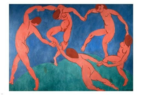 henri matisse THE DANCE fine art poster 24X36 NAKED WOMEN modern style NEW