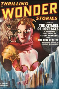 THRILLING WONDER STORIES vintage comic book cover POSTER adventure 24X36 NEW