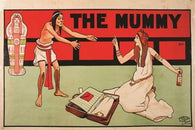THE MUMMY john hassall VINTAGE ART POSTER egyptian historic COLLECTORS 24X36