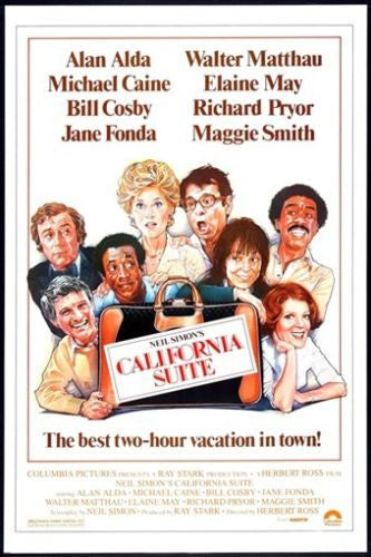 1978 california suite MOVIE POSTER 24X36 alan alda JANE FONDA maggie smith