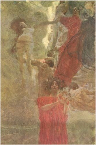 painted religious composition VINTAGE ART POSTER one-of-a-kind 24X36 HOT