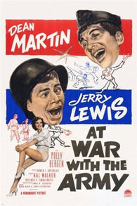 AT WAR WITH THE ARMY movie poster dean MARTIN jerry LEWIS 24X36 comedy