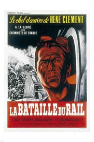 la bataille du rail MOVIE POSTER french resistance POLITICAL 1946 rare HOT