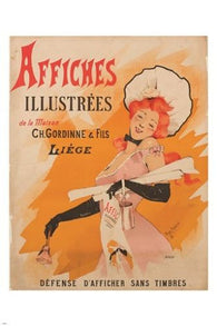 ILLUSTRATED POSTERS vintage french poster ARMAND HENRION sexy prized 24X36