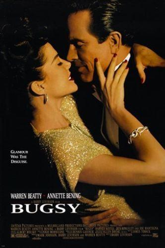 BUGSY vintage movie poster MAFIA warren beatty ANNETTE BENING 24X36 glamour