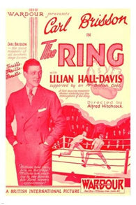 ALFRED HITCHCOCK'S vintage movie poster THE RING carl brisson BOXING 24X36