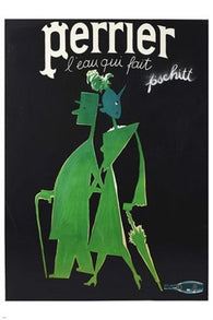 PERRIER eau qui fait pschitt VINTAGE AD POSTER paul colin NEW ART 24X36 hot