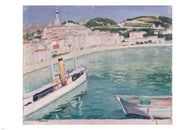 Albert Marquet HARBOUR AT MENTON Fine Art Poster 24X36 Impressionist PASTEL