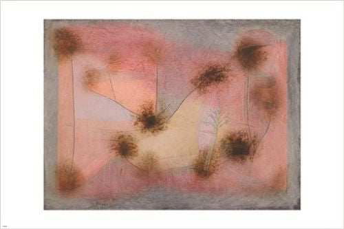 paul klee-hardy plants VINTAGE PAINTING ART POSTER expressionist 24X36 RARE