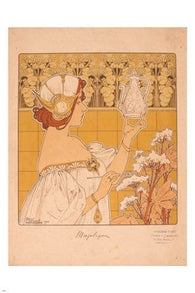 SIN TITULO (MAJOLIQUE) vintage ad poster HENRI PRIVAT-LIVEMONT french 24X36