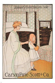 carson pirie scott & co VINTAGE AD POSTER traditional BLANCHE OSTERTAG 24X36