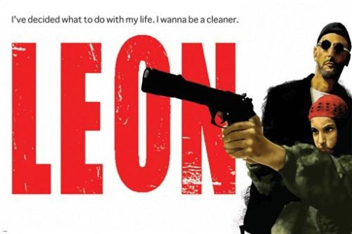 leon THE PROFESSIONAL with MATILDA quote MOVIE poster 24X36 