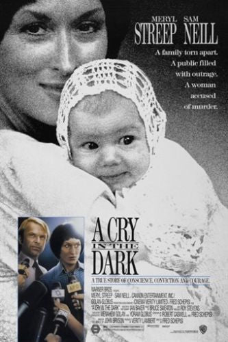 MERYL STREEP vintage movie poster A CRY IN THE DARK family drama 24X36 RARE