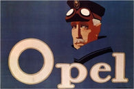 OPEL vintage ad poster ROBERT R. WILDHACK Germany 1911 24X36 HOT RARE NEW