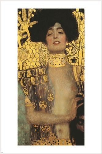 gustav klimt GUIDITTA I 1901 gold on canvas VINTAGE ART POSTER 24X36 rare