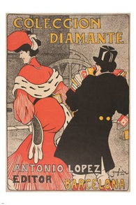 PERE YNGLADA'S coleccion diamante BARCELONA vintage magazine cover 24X36 HOT
