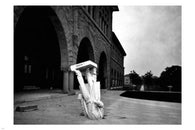 FAMOUS 1906 Agassiz Statue Stanford Campus VINTAGE POSTER 24X36 comical