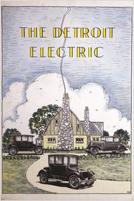 TRADE CATALOG for DETROIT ELECTRIC'S '31 model VINTAGE car poster 24X36 NEW