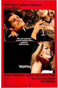 MAYERLING vintage movie poster OMAR SHARIF CATHERINE DENEUVE drama 24X36 NEW