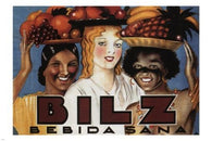 BLIZ healthy drink vintage ad poster ACHILLE MAUZAN argentina 1928 24X36 RARE