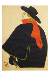 TOULOUSE LAUTREC aristide bruant VINTAGE art poster COLLECTORS 24X36 rare