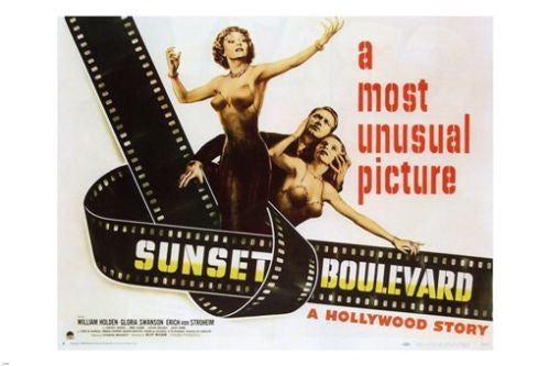 Sunset blvd. by Billy Wilder MOVIE POSTER 1950 24X36 g swanson HOT NEW rare